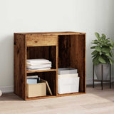 Cosmetic Cabinet Old Wood 80x40x75 cm Engineered Wood 857029