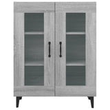Sideboard Grey Sonoma 69.5x34x90 cm Engineered Wood 817337