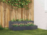 Garden Planter Anthracite 100 x 60 x 45 cm Cold-rolled Steel 865871