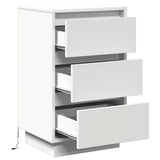 Bedside Cabinet White 39 x 34.5 x 65 cm Engineered wood 869626