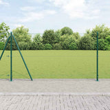Welded Wire Fence with Concrete Base 50 x 1.2 m 3353557