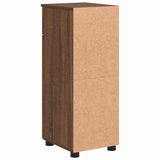 Bathroom Cabinet with Drawer Brown Oak 30 x 35 x 80 cm 883331