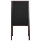 246430 Double-sided Blackboard Cedar Wood Free Standing 40x60 cm