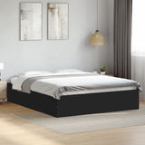 Bed Frame without Mattress Black 160x200 cm 3281001