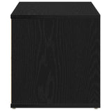 TV Cabinet Black Oak 80 x 34 x 36 cm Engineered Wood 862483