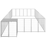 Dog Kennel Silver 26.62 m Steel 3082224