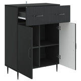 Sideboard with Drawer Black 66 x 34.5 x 89.5 cm Engineered Wood 894866