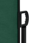 ZNTS Retractable Side Awning Dark Green 160x600 cm 4004635