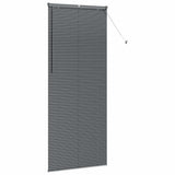Venetian Blinds Manual Dark Grey 220 x 90 cm Aluminium 42006095
