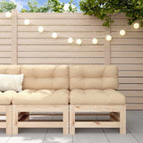 Garden Middle Sofas 2 pcs Solid Wood Pine 825639