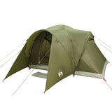 Family Tent Dome 6-Person Olive Green Waterproof 4009464