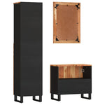 3 Piece Bathroom Furniture Set Solid Wood Acacia 3200638