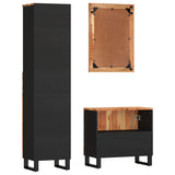 3 Piece Bathroom Furniture Set Solid Wood Acacia 3200638