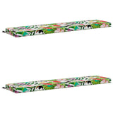 2-Piece Bench Cushions SOEST 2 pcs 100% Polyester Multicolour 950103