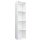 Book Cabinet/TV Cabinet White 36x30x143 cm Engineered Wood 800144