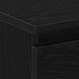 Bedside Cabinet 2 pcs Black Oak 30 x 30 x 40 cm Engineered Wood 861989