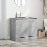 Shoe Cabinet Concrete Grey 80x42x69 cm Engineered Wood 840004