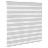 Zebra Blind Light Grey 145x100 cm Fabric Width 140.9 cm Polyester 4014426
