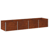 Raised Garden Bed Rusty 320 x 80 x 55 cm corton 8006424