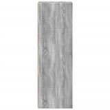 Highboard Grey Sonoma 30x41x124 cm Engineered Wood 846381