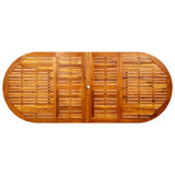 Garden Dining Table x100x75 cm Solid Acacia Wood 316565