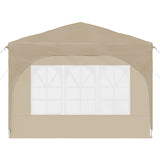 Pop-up Party Tent 290 x 290 x 245 cm Cream 42019856