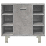 Bathroom Cabinet Concrete Grey 60x32x53.5 cm Engineered Wood 856143