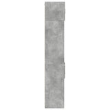 Slim Storage Cabinet Concrete Grey 40x42.5x225 cm Engineered Wood 3281283