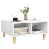 Coffee Table White 60x60x30 cm Engineered Wood 805977