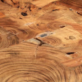 Log Bar Table 90x54x105 cm Solid Wood Acacia 351786