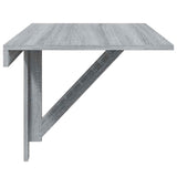 Folding Wall Table Grey Sonoma 100x60x56 cm Engineered Wood 342651