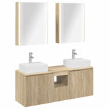Bathroom Cabinet Set 5 pcs Sonoma Oak Engineered Wood 3406409