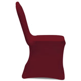 Chair Cover Stretch Burgundy 18 pcs 3051644