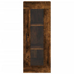Highboard Smoked Oak 34.5x34x180 cm Engineered Wood 3199446