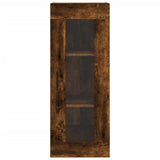 Highboard Smoked Oak 34.5x34x180 cm Engineered Wood 3199446