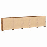 LED Sideboard Old Wood 283 x 37 x 67 cm Engineered Wood 3333114