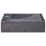 Sink Black 58x39x10 cm Marble 149160