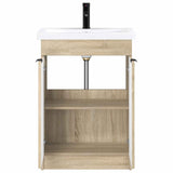 Bathroom Furniture Set Sonoma Oak 78.5 x 37.5 x 81 cm 3404156