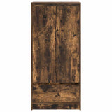 Cabinet with Drawer Smoked Oak 55.5x34x119.5 cm Engineered Wood 861647