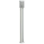 Outdoor Floor Lamps with Outlet 3pcs Silver 110cm Stainless Steel 4006376