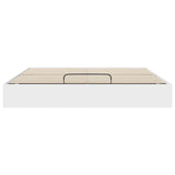 Ottoman Bed Frame White 203 x 160 x 25 cm Engineered Wood 3409213