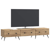 TV Cabinet Artisan Oak 147 x 34.5 x 30 cm Engineered Wood 895634