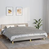 Weighted Blanket Grey 155x220 cm 7 kg Fabric 350722
