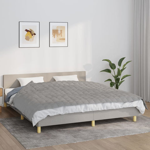 Weighted Blanket Grey 155x220 cm 11 kg Fabric 350723