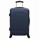 Suitcase with Lock 3 pcs Dark Blue 50 x 31 x 78 cm ABS Plastic 42006245