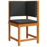 Garden Chair Brown 50 x 50 x 91cm Solid Acacia wood 4107159