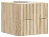 Wall-Mounted Bedside Cabinet Sonoma Oak 33 x 34.5 x 40 cm 898469