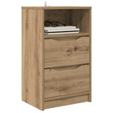 Bedside Tables with Drawer 2 pcs Artisan Oak 40 x 30 x 467 cm 888926