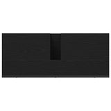 Bathroom Sink Cabinet Black Oak 80 x 30 x 60 cm Engineered Wood 863121