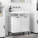 Bathroom Sink Cabinet White 60.5 x 33.5 x 61 cm Engineered wood 883414